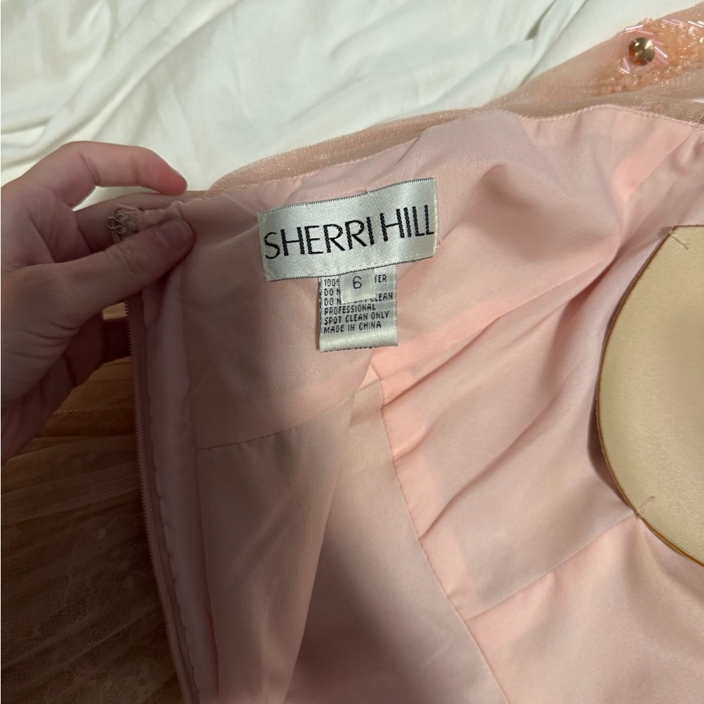 Sherri Hill Pink Mini Dress